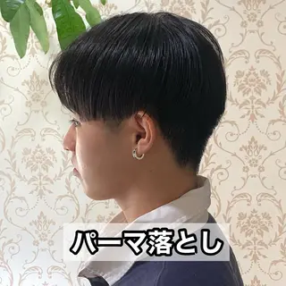 ショート パーマ メンズ メンズパーマ&メンズ 縮毛矯正/平野/渋谷のヘアスタイル