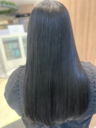 ロング 縮毛矯正/髪質改善/ 艶髪ササキナツミのヘアスタイル