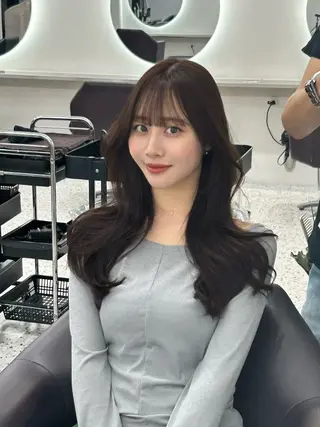 ロング カラー ❄️暗髪/透明感❄️ /reyのヘアスタイル