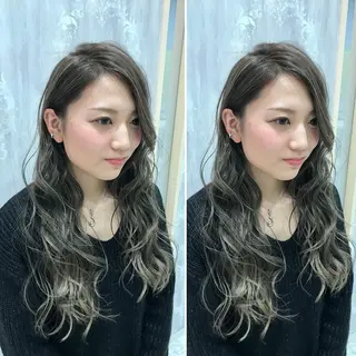 ロング カラー 柿沼  洸太のヘアスタイル