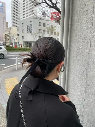 セミロング BELO OSAKA カエデのヘアスタイル