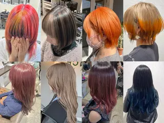 カラー 田中 和可のヘアスタイル