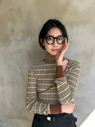 ショート パーマ 山田 裕介のヘアスタイル