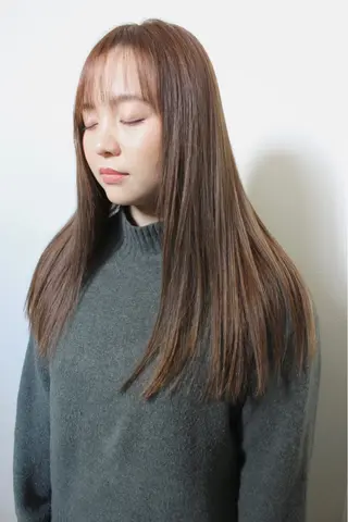 ロング カラー 土居 正季のヘアスタイル