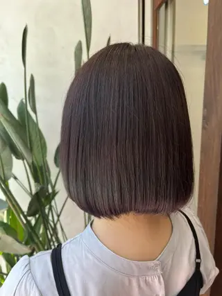 ショート カラー 透明感/低ダメージ インナー🩵角田紗雪のヘアスタイル