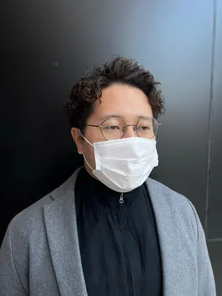 メンズ 柏メンズパーマ特化 蛯谷 晃裕のヘアスタイル