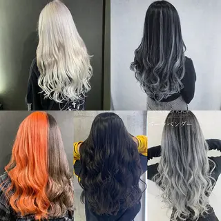 ミディアム カラー エクステ×ブリーチ 😈一ノ瀬千暁😈のヘアスタイル