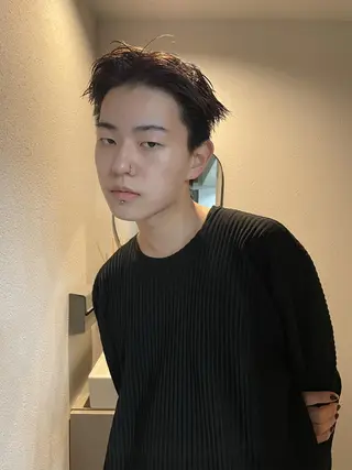 ショート メンズ 吉田一輝 外国人パーマのヘアスタイル