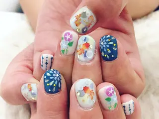 ネイル 東 千夏のネイルデザイン