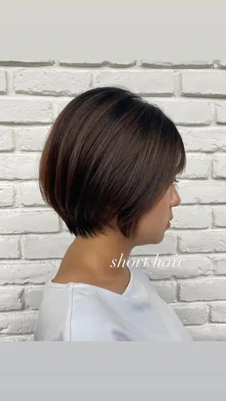 ショート ♡レイヤーボブ パーマ/うらら♡のヘアスタイル