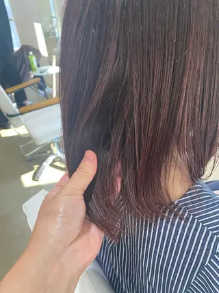 ミディアム I nagiのヘアスタイル