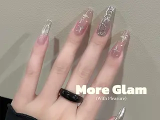 ネイル MoriseNail Jr研修💜イシダのネイルデザイン