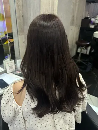 セミロング ボブ/ブリーチなし艶 カラー🫧sHOMaのヘアスタイル