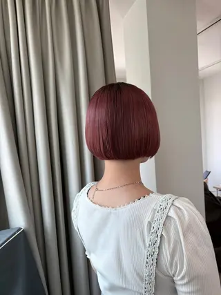 ショート カラー 檜山 知可子のヘアスタイル