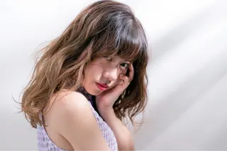 セミロング 小野 和摩のヘアスタイル