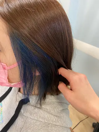 カラー Lepps れいなのヘアスタイル