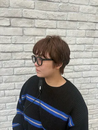 ショート ☀️個性派/横浜パ ーマ/暖色/ミミのヘアスタイル