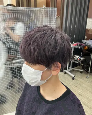 ショート カラー メンズ 市川 博紀 店長のヘアスタイル