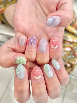 ネイル Ash関内ネイリスト 荒木のネイルデザイン