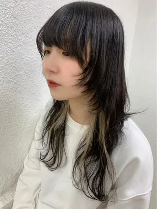 ロング 🧨ブリーチー×ボブ レイヤー💎じゅえるのヘアスタイル