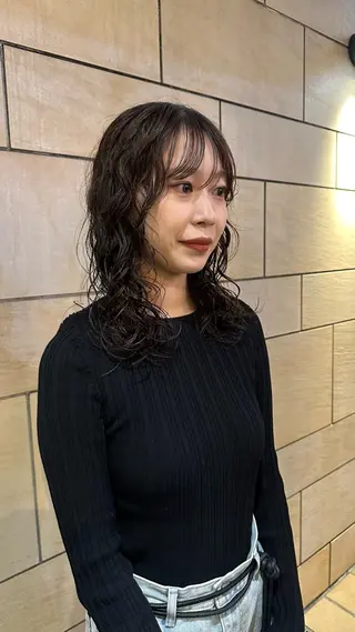 ロング パーマ ショートカットパー マ🫧kotoneのヘアスタイル