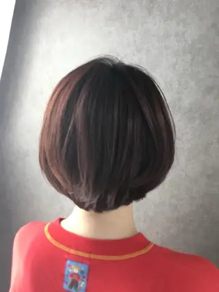 ショート カラー ツイストスパイラル パーマ✂︎ KYOUのヘアスタイル