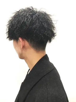 ミディアム 予約1000件超 ✨メンズパーマのヘアスタイル