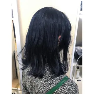 ミディアム カラー 韓国艶カラー🇰🇷 DISCO💙のヘアスタイル