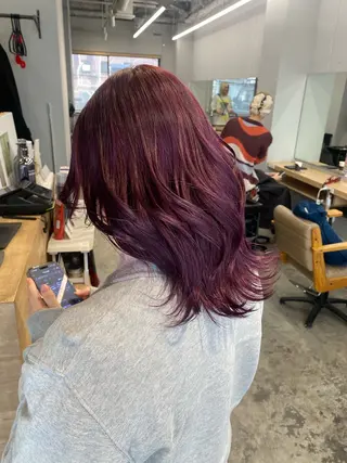 ミディアム カラー 🐾Libero🐾 柏　KONOMIのヘアスタイル