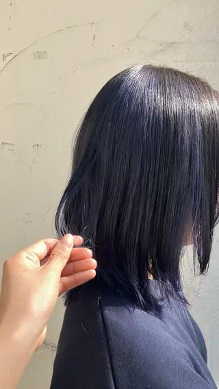 ミディアム カラー ヘアアレンジ 久野紗愛 【髪質改善　艶髪】のヘアスタイル