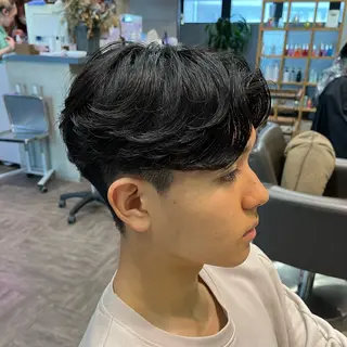 メンズ メンズカット パーマ飯野友喜のヘアスタイル