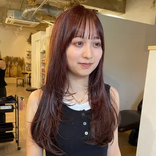 ロング カラー riTo Harunaのヘアスタイル
