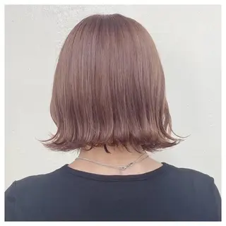 ショート ブリーチ✖️ 縮毛LANDのヘアスタイル