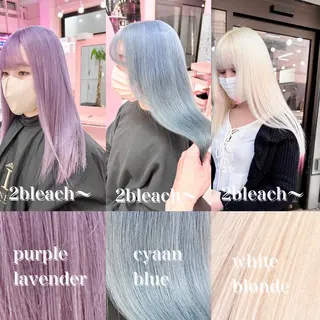 セミロング ヘアアレンジ ❄️💛エクステ ブリーチ❄️yukiのヘアスタイル