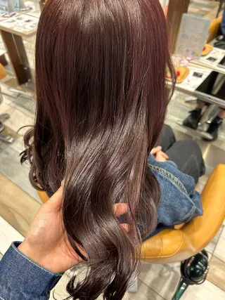 セミロング 荒木 友那のヘアスタイル