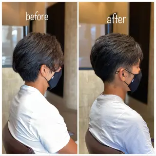 メンズ 宮城 将大のヘアスタイル