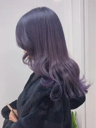 セミロング カラー ヘアアレンジ 柔らか垢抜けｶﾗｰと ｶｯﾄ🫧ASUKAのヘアスタイル