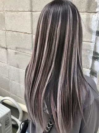 カラー ダブルスキルエクステ /羽エクステ白石宇由のヘアスタイル