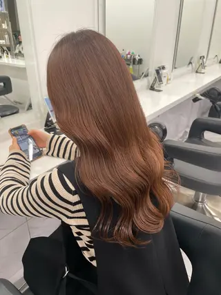 ロング カラー ヘアアレンジ 💗横浜美容室 💗HARUNAのヘアスタイル