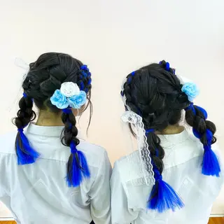 ヘアアレンジ レイヤー/エクステ /優衣のヘアスタイル