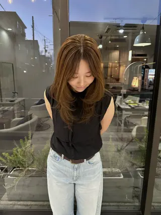 ロング カラー 橋本叶夢/ お洒落hairのヘアスタイル