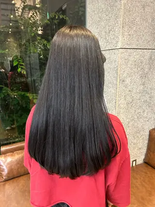 ロング カラー 🤡暖色レイヤー 🤡みさきのヘアスタイル