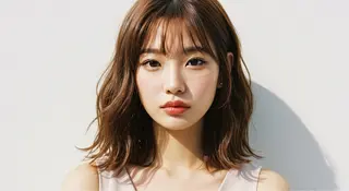 ミディアム 石沢 知康のヘアスタイル