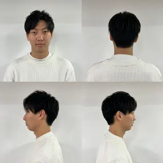 ショート メンズ 段下 航一郎のヘアスタイル