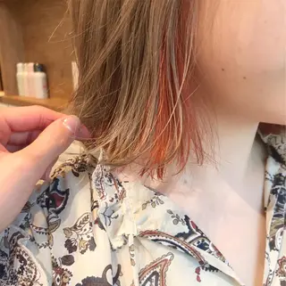 ショート カラー * 透明感カラー c h i h o *のヘアスタイル