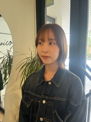 カラー 山本 彩香のヘアスタイル
