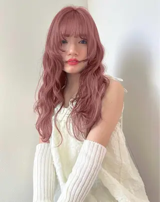 ロング ナナ♡レイヤーカット ♡似合わせカラーのヘアスタイル