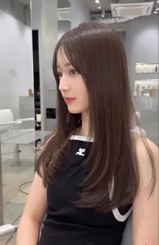 ロング ☁️透明感カラー× レイヤー ☁️ノアのヘアスタイル