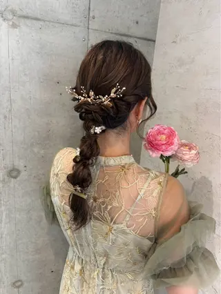 ロング ヘアアレンジ 美髪× ヘアセット✨Araiのヘアスタイル