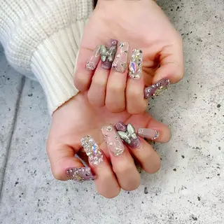 ロング カラー パーマ ヘアアレンジ メンズ キッズ ネイル マツエク・マツパ アイブロウ Salon Ｋのネイルデザイン